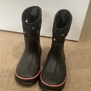 Kids Polka Dot Rain Boots